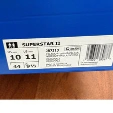 Adidas Superstar II Shell Toe 10/Wmn 11 3