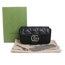 Gucci 476433 GG Marmont Super Mini Chain #BCB1379 2