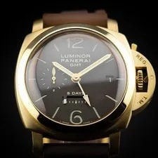 Panerai Luminor 1950 GMT 8 Days PAM00289 18K Rose Gold 44mm 4