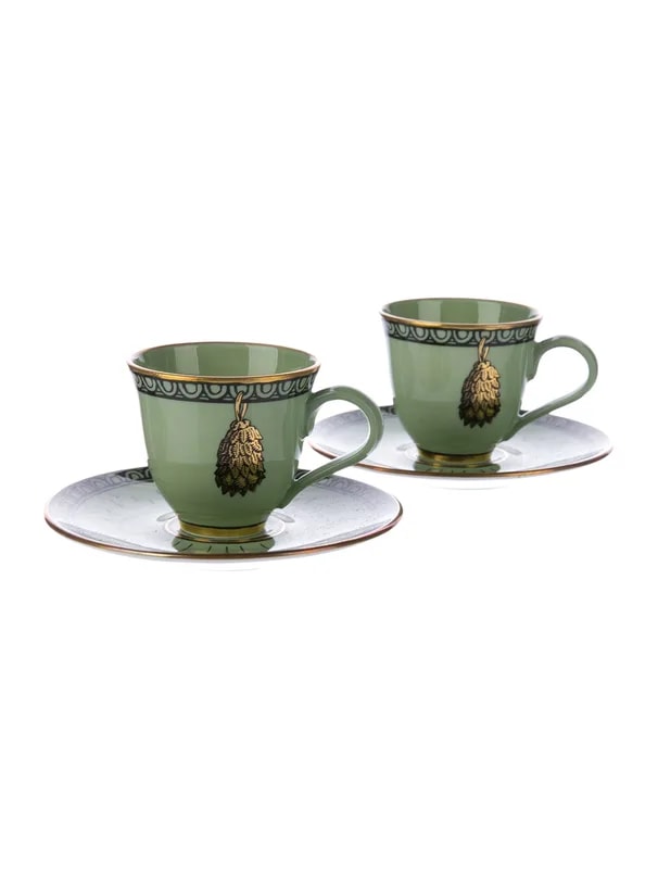 Gucci — 'Odissey' 2-Piece Demitasse Cup and Saucer Set — Furniture — resale