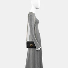 Gucci GG Marmont Logo Chain - Excellent #VBWU27 2