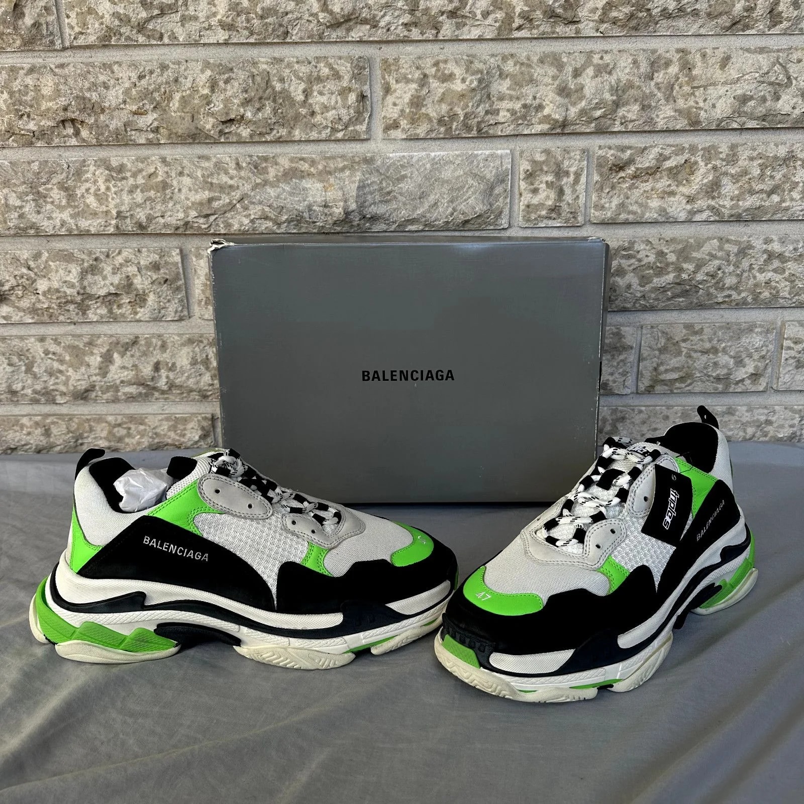 Balenciaga — Balenciaga Triple S and / Lettering — Sneaker — resale