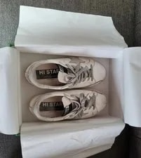 Golden Goose — 6.0US Golden Goose Superstar High Star Worn 3 Times Italian Mode — Sneaker — resale