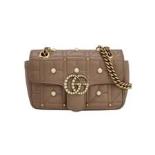 Gucci — Gucci GG Marmont Matelassé Studded Flap Auth — Handbag — resale