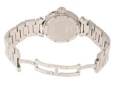 Cartier Pasha C Big Date W31055M7 Stainless Steel 35mm White Dial #DW1534 4
