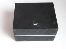 IWC Black Storage Box No Cushion Sealed Logo 3