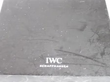 IWC Black Storage Box No Cushion Sealed Logo 4