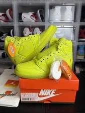 Air Jordan — Size 8 - Air Jordan 1 Retro OG G8RD High Cyber — Sneaker — resale