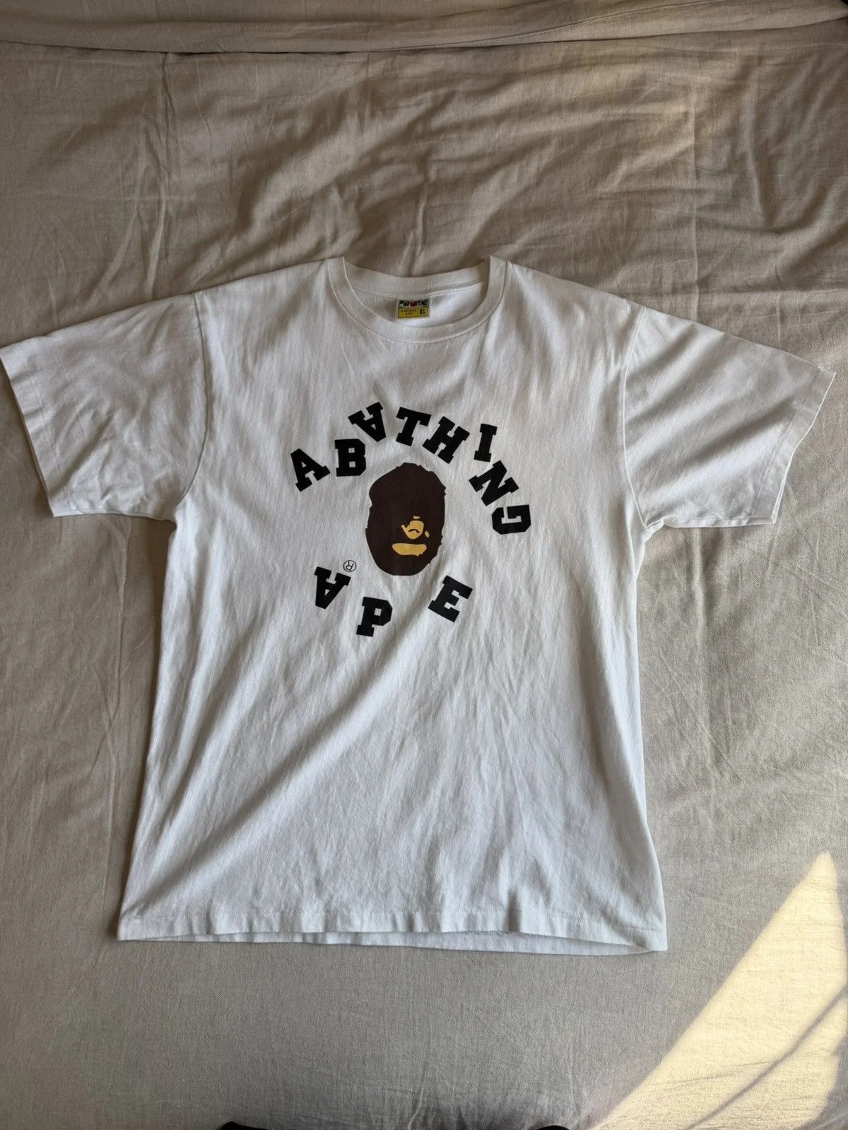 Bape — Bape Broken College Tee — streetwear — resale