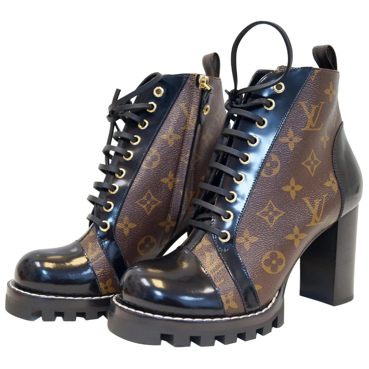 Louis Vuitton — Louis Vuitton Star Trail / Ankle Brwon/ US — Designer Shoe — resale