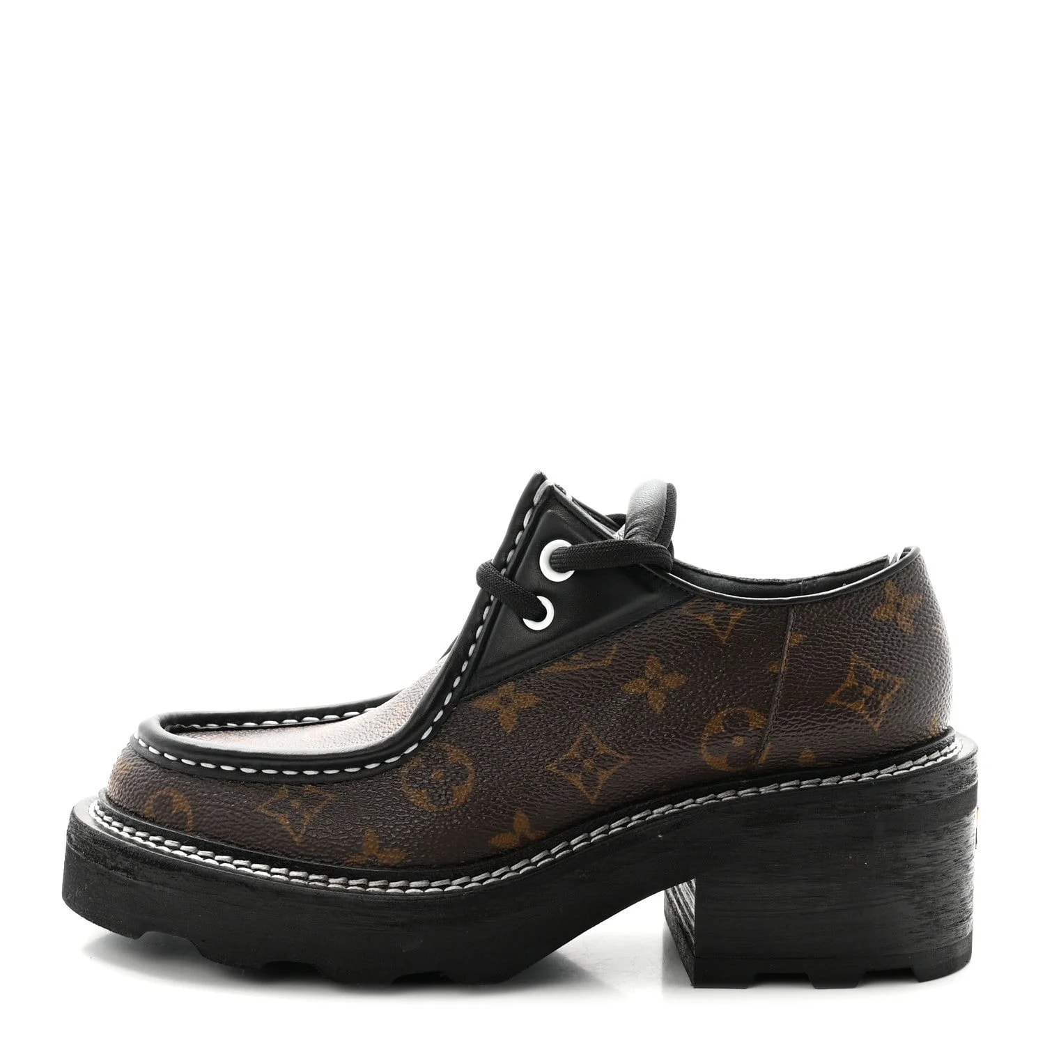 Louis Vuitton — Beaubourg Platform Derby — Designer Shoe — resale