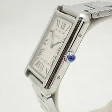 Cartier SS Tank Solo LM S Quartz Silver Dial W5200014 3