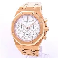 Audemars Piguet — Audemars Piguet Royal Oak 18k Rose Gold Silver 25960OR.OO.1185OR.01 — Watch — resale