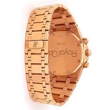 Audemars Piguet Royal Oak 18k Rose Gold Silver 25960OR.OO.1185OR.01 4