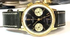 1960's Breitling Chronograph Top Time Gold Capped & Stainless 35mm Venus 188 3