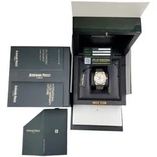 Audemars Piguet Royal Oak 37mm Silver Dial 2-tone 15450SR Box Papers 3