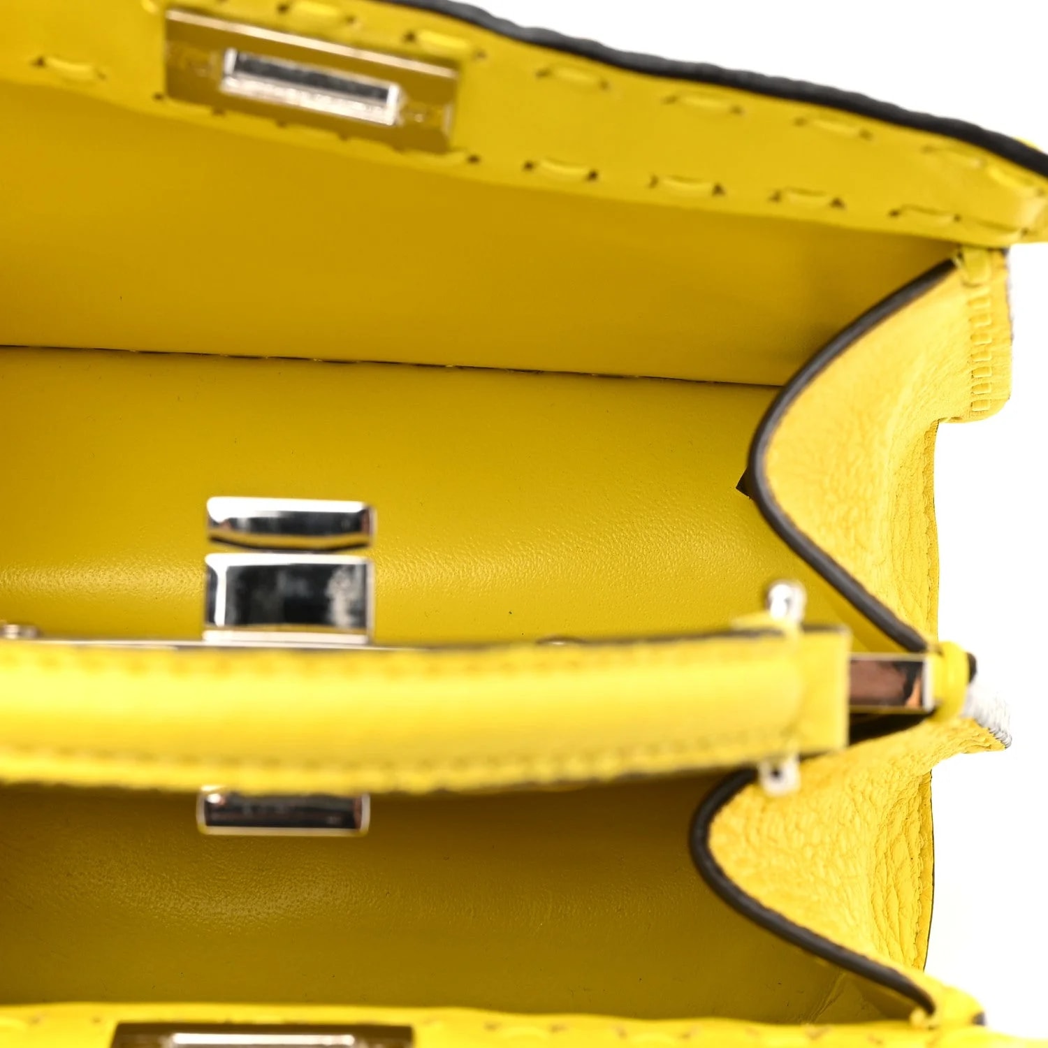 Cuoio Roma Sellerissima Petite Peekaboo I SEE U Satchel Pomelo 4