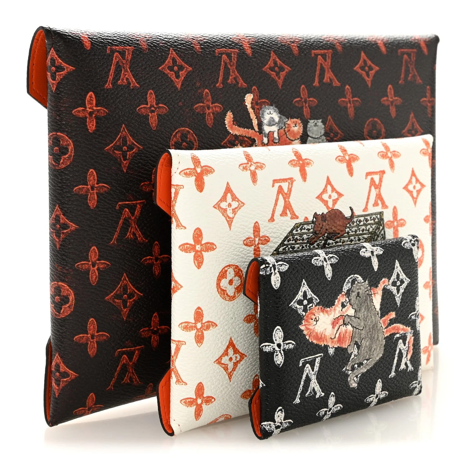Catogram Kirigami Pochette Set 3