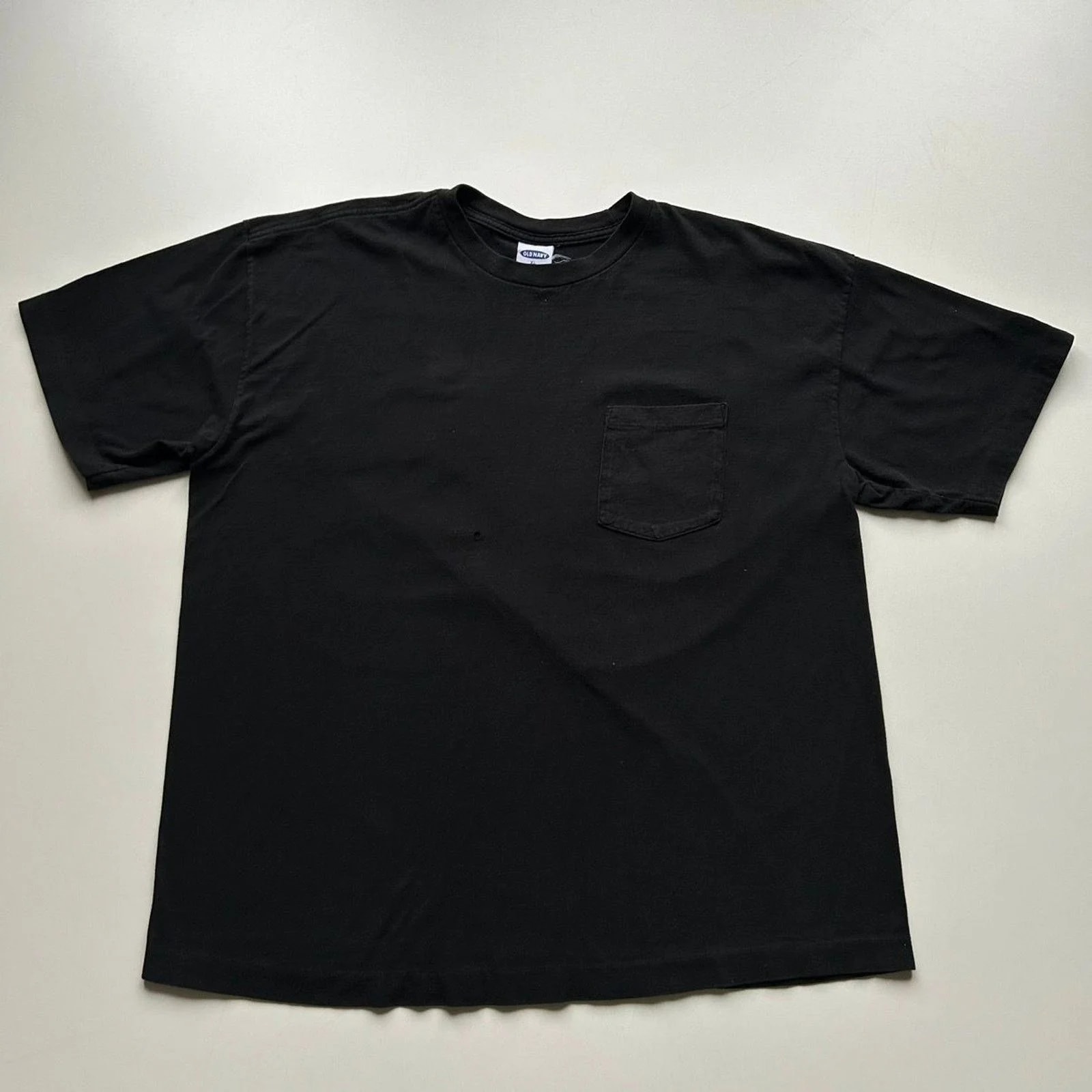 Faded Blank Pocket T Shirt XL Single Stitch — streetwear — resale