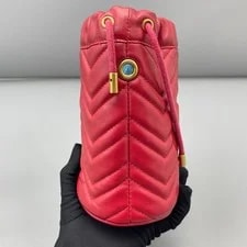Gucci GG Marmont Mini Chevron Quilted Crossbody Duty Paid 4