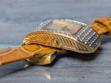 Audemars Piguet Mini Diamond Ribbon Cocktail 18K Gold Quartz 23mm 4