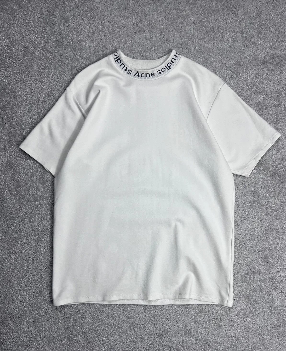 Acne Studios — Acne Studios Navid Neck Logo T Shirt — streetwear — resale