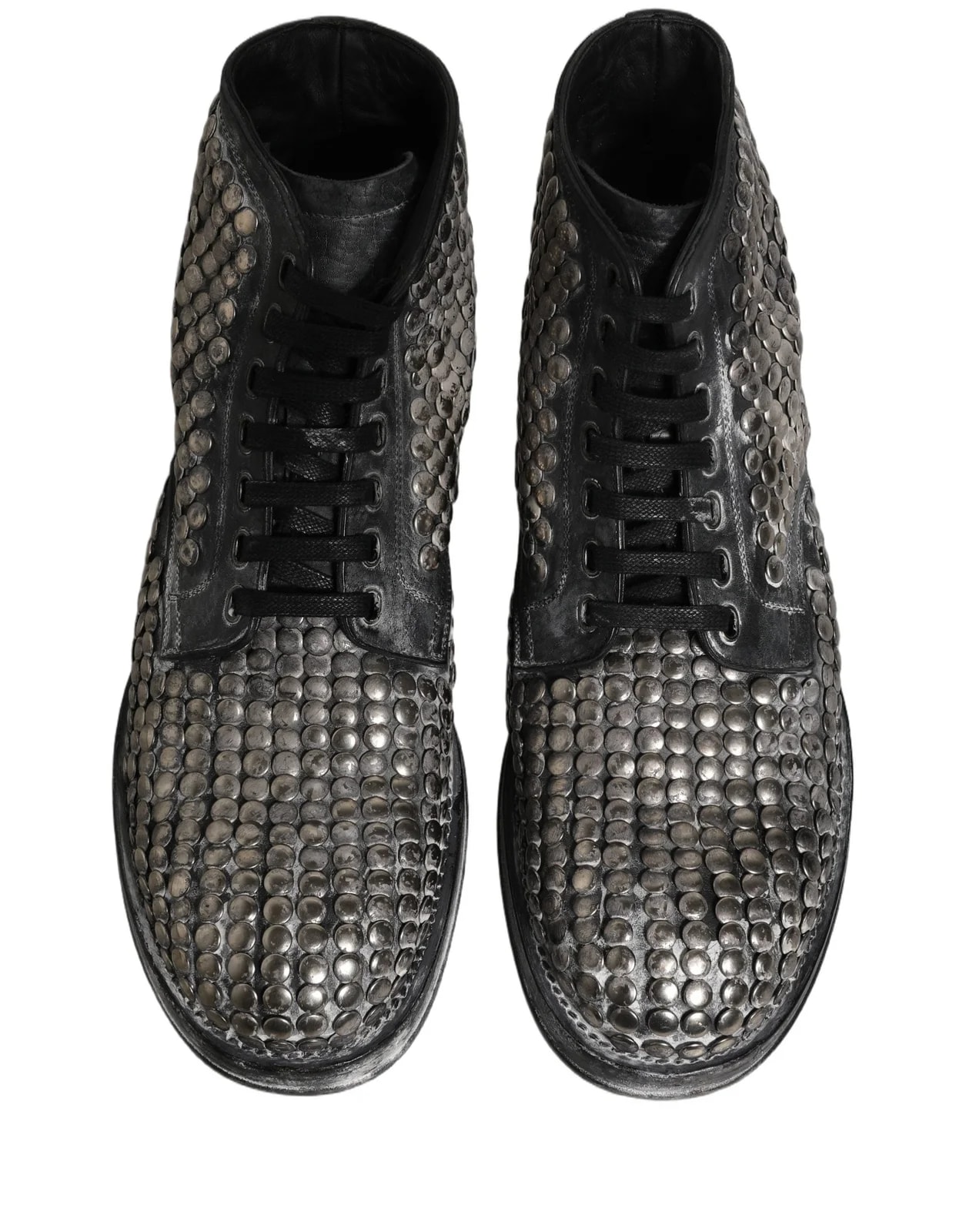 Dolce & Gabbana — Dolce & Gabbana Runway Studs Ankle — Designer Shoe — resale