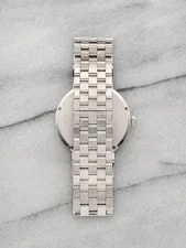2004 Audemars Piguet Pave Ultra Thin 15071BC White Gold Pave Diamond Dial Manual 4