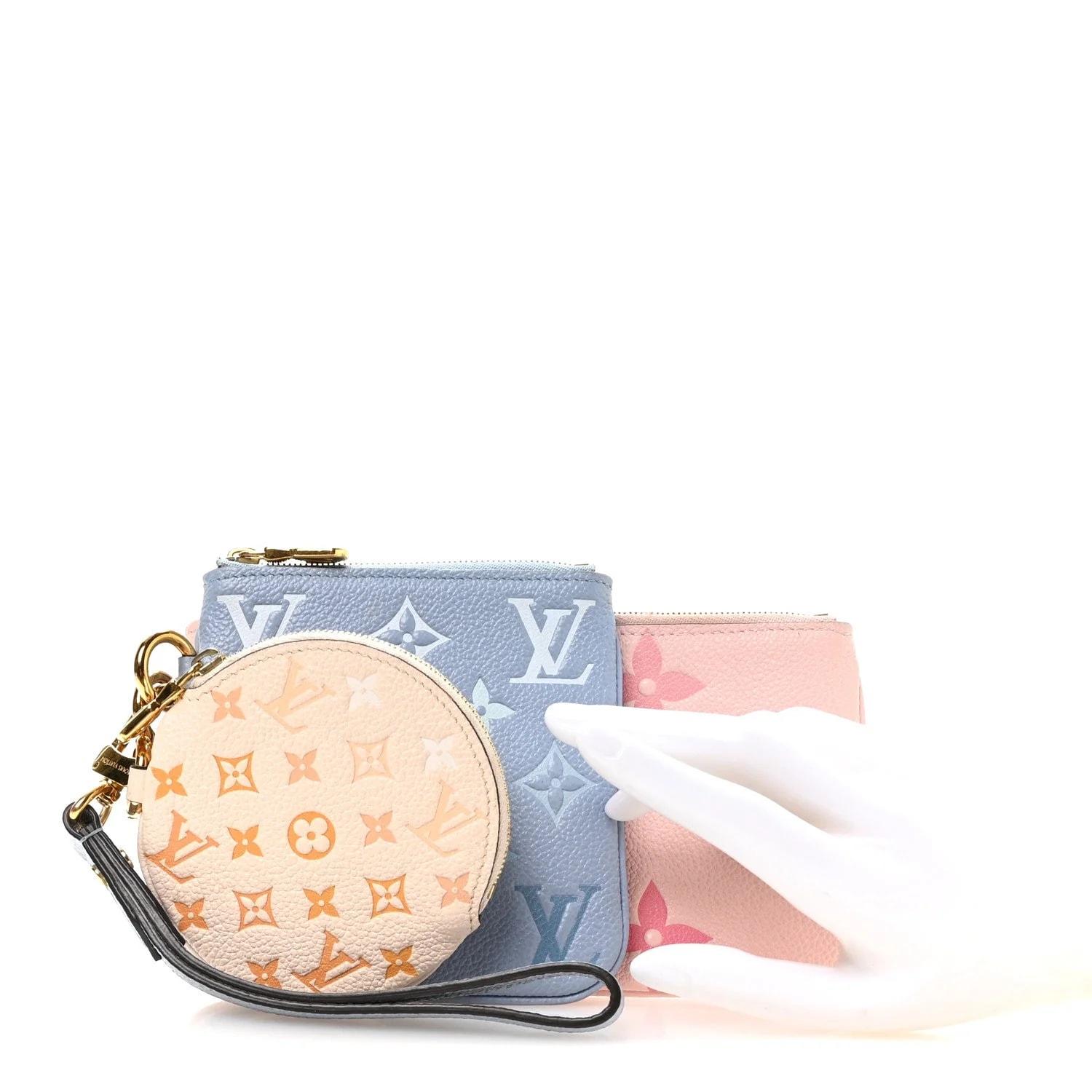 Giant By the Pool Trio Pouch Rosebud Summer 2
