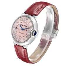 Cartier Ballon Bleu Pink Dial Steel WSBB0007 4