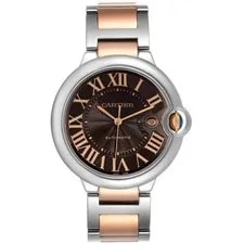 Cartier — Cartier 42mm Ballon Bleu Automatic Rose Gold / Steel w/Chocolate Dial. — Watch — resale