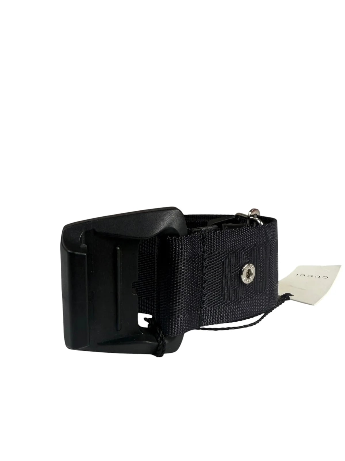Gucci — Gucci / Trim Webbing Ladder Lock Belt — Accessory — resale
