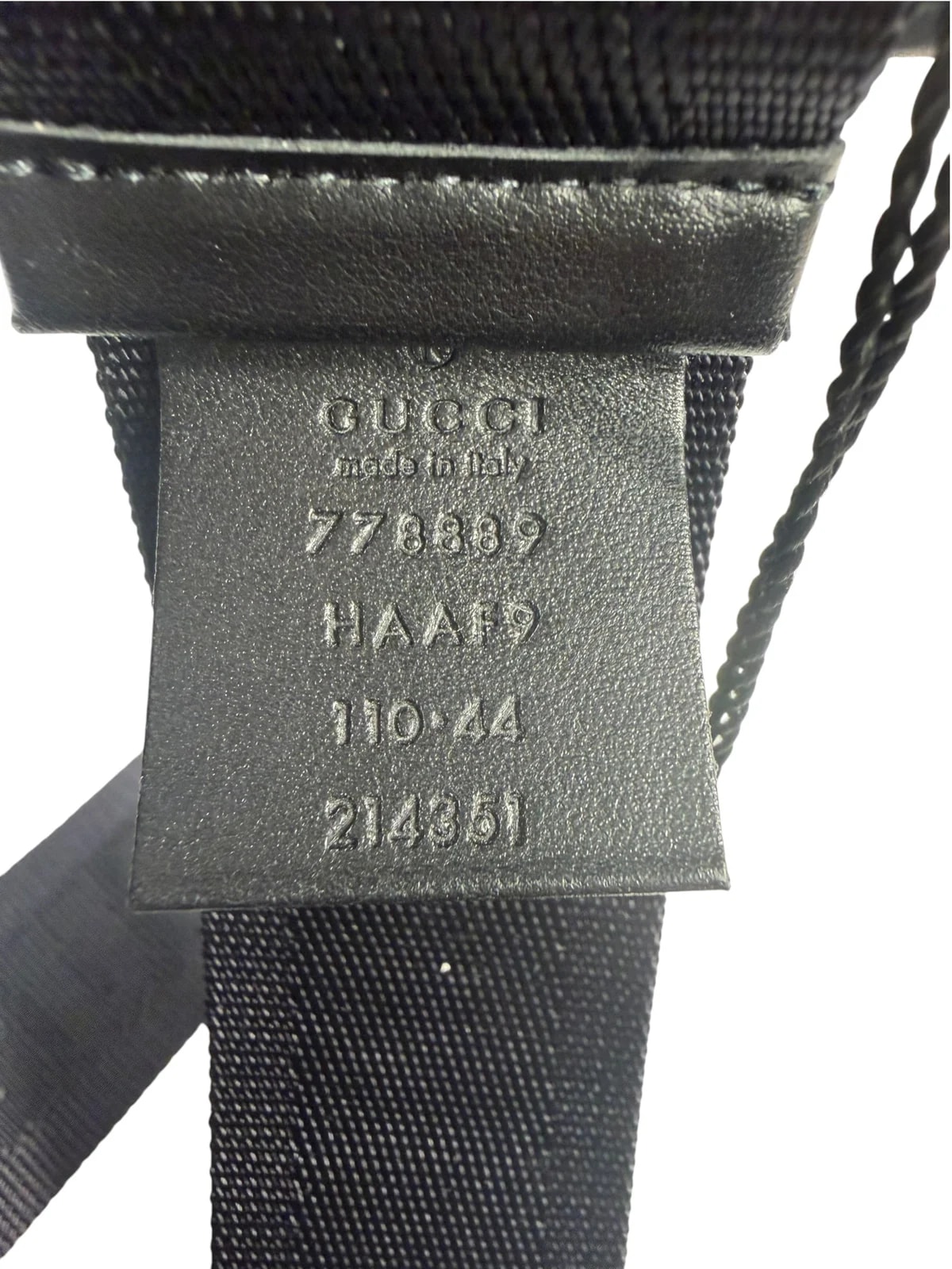 Gucci / Trim Webbing Ladder Lock Belt 4