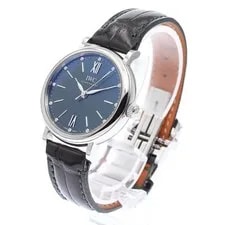 IWC Schaffhausen Portofino Automatic IW357405 34mm SS Leather Moss Green #C485 2