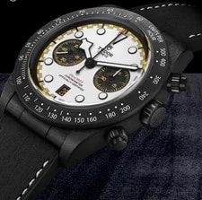 Tudor — Tudor Black Bay Chrono “Carbon 26” M79377KN White Dial Unworn With — Watch — resale