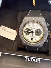 Tudor Black Bay Chrono “Carbon 26” M79377KN White Dial Unworn With 4