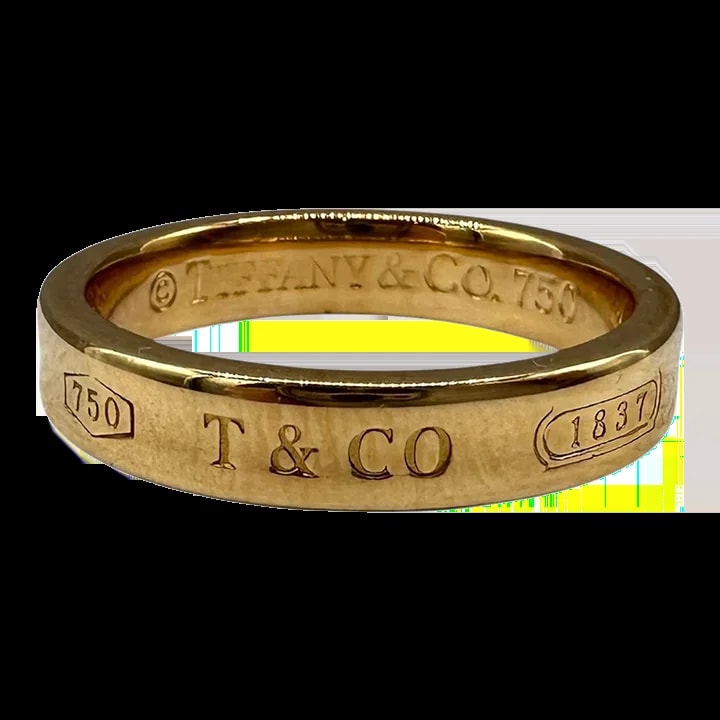 Tiffany and Co. — Tiffany 1837 Band 18kt Yellow Gold Size 6.5 — Jewelry — resale