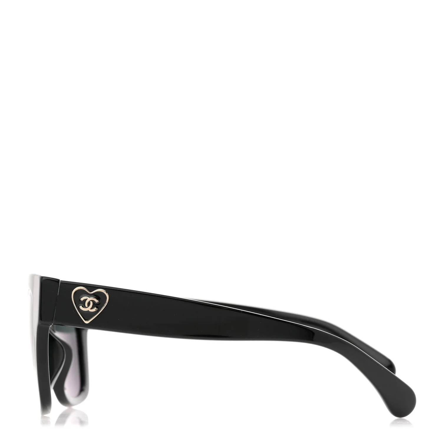 Acetate Square CC Heart Sunglasses 5478-A 3