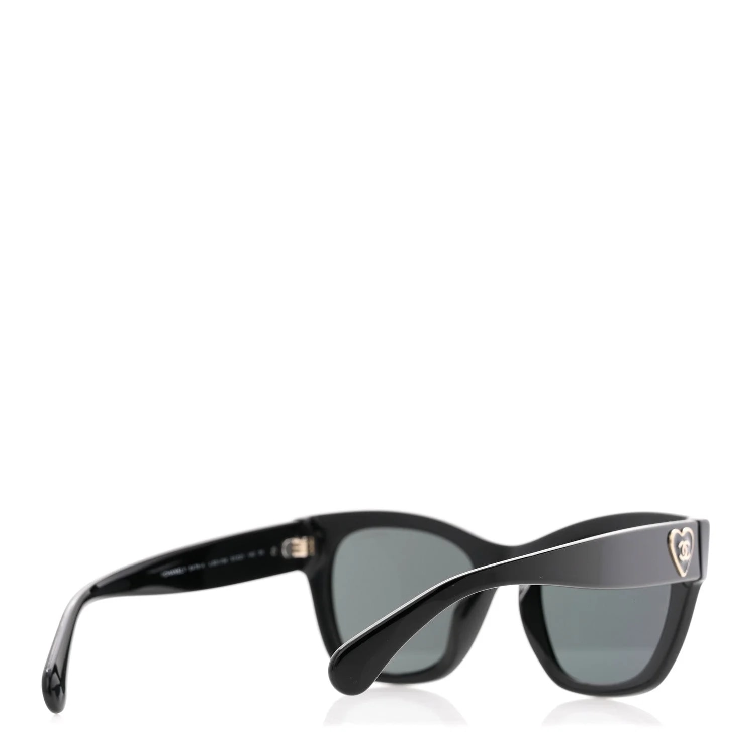 Acetate Square CC Heart Sunglasses 5478-A 4