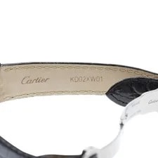 Cartier Ronde Solo SM W6700155 29mm SS/Leather Silver #C16837 3