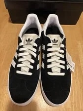 Adidas ’s Gazelle ADV White Gold Shoes 4