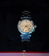 Cartier Pasha C Date 2377 - Silver Global Design; Automatic W/ Box 2