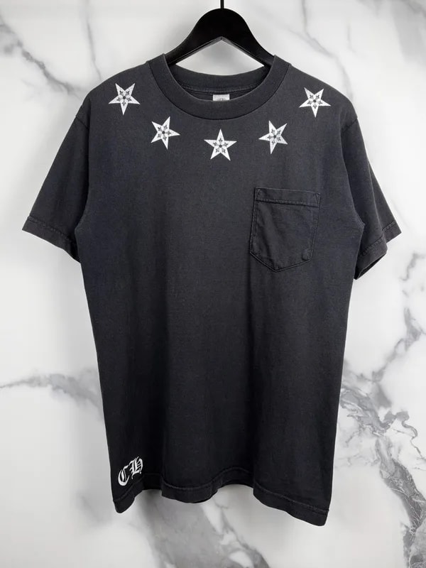 Chrome Hearts — Hearts Faded Star Hollywood Pocket Tshirt — streetwear — resale