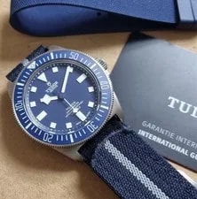 Tudor Pelagos FXD Marine Nationale MN22 Titanium Blue Dial Box Card New 2023 3