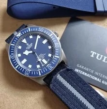 Tudor Pelagos FXD Marine Nationale MN22 Titanium Blue Dial Box Card New 2023 4
