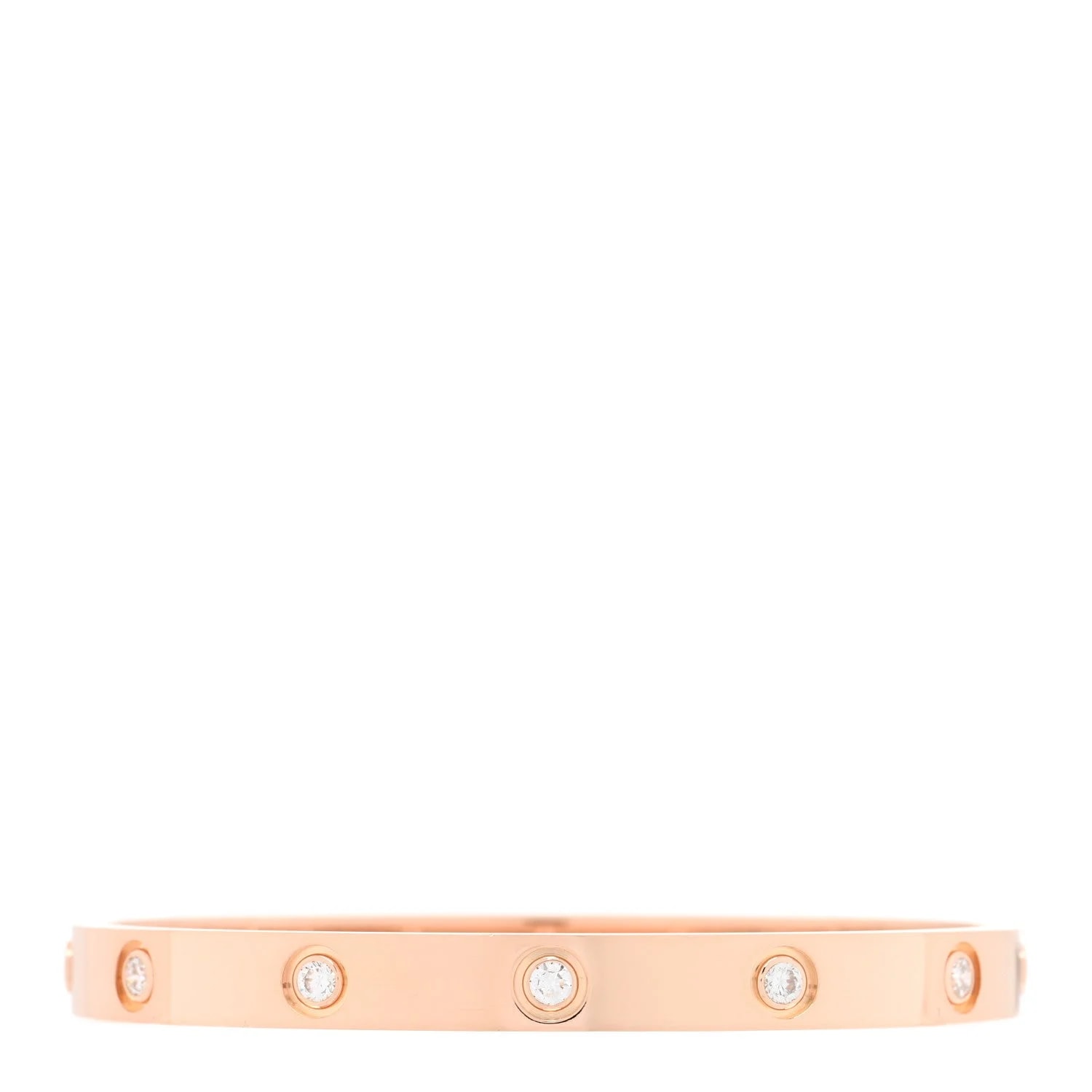 Cartier — 18K 10 Love Bracelet 17 — Jewelry — resale