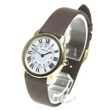 Cartier W6700355 Ronde Solo SM K18YG Combination Quartz 849804 From Japan 2