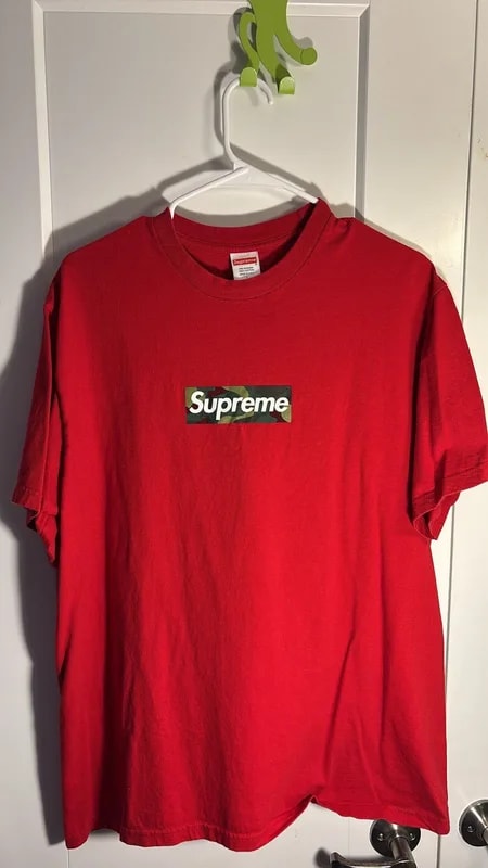 Supreme — Supreme Camo Boxlogo — streetwear — resale