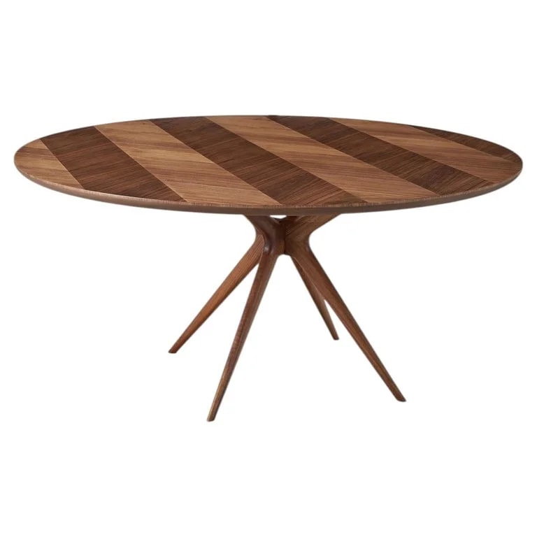Modesign — Foster Round Canaletto Wood Dining — Furniture — resale