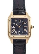 Cartier — Cartier Santos Dumont LM WGSA0077 Yellow Gold 43.5mm Quartz #KMW2384 — Watch — resale